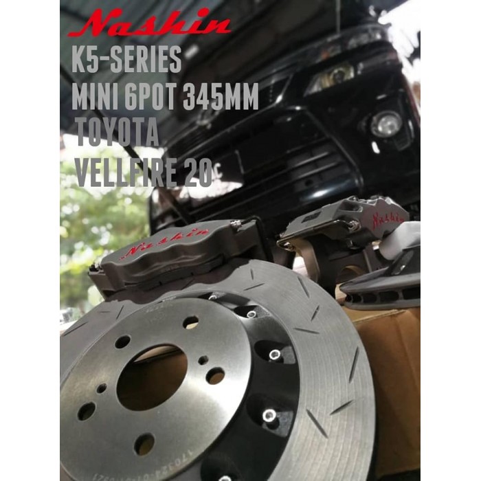 NASHIN (FRONT) K5SERIES MINI 6pot 345MM BRAKE KIT
