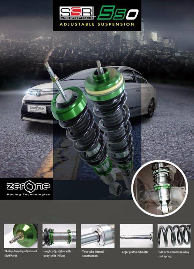 Toyota Wish 1.8 2WD ZNE10G '03 - ZerOne SSR550 Hi-Lo Soft