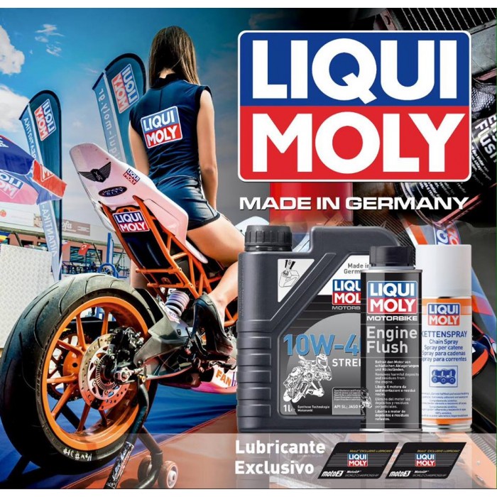 LIQUI MOLY MOTORBIKE CHAIN AND BRAKE CLEANER500ML