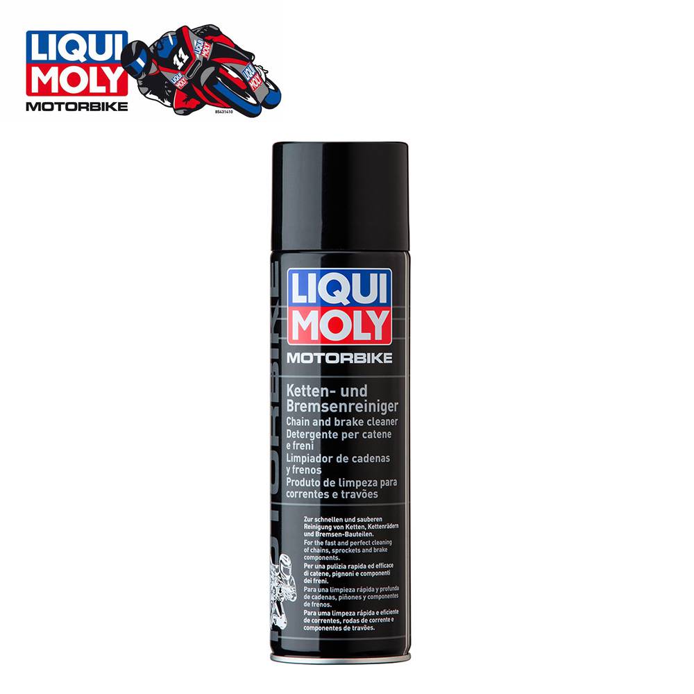 LIQUI MOLY MOTORBIKE CHAIN AND BRAKE CLEANER500ML