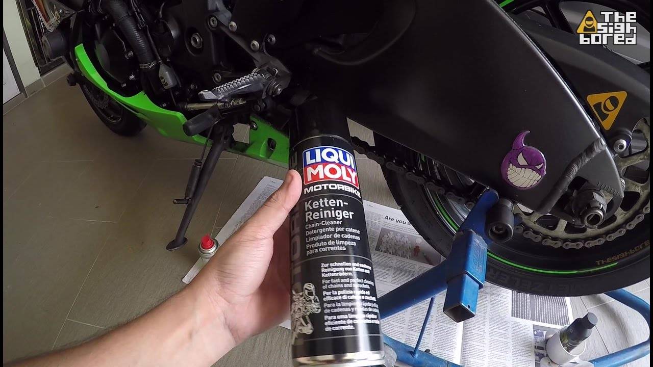 LIQUI MOLY MOTORBIKE CHAIN AND BRAKE CLEANER500ML