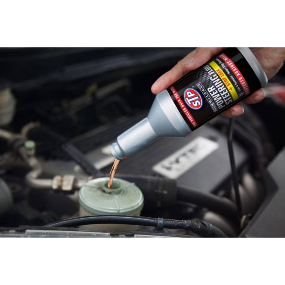 STP® POWER STEERING FLUID WITH STOP LEAK 12oz