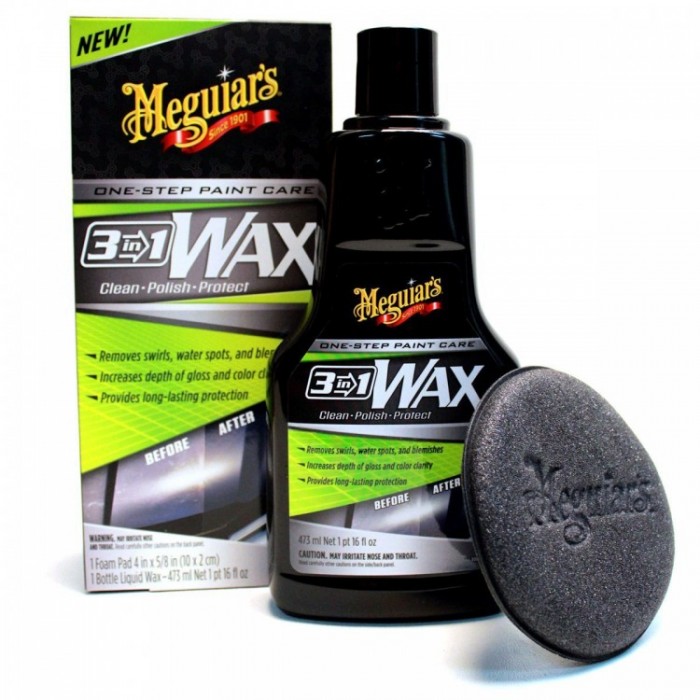 Meguiar's® 3in1 Wax Multiple Steps, One Easy to Use Wax G191016