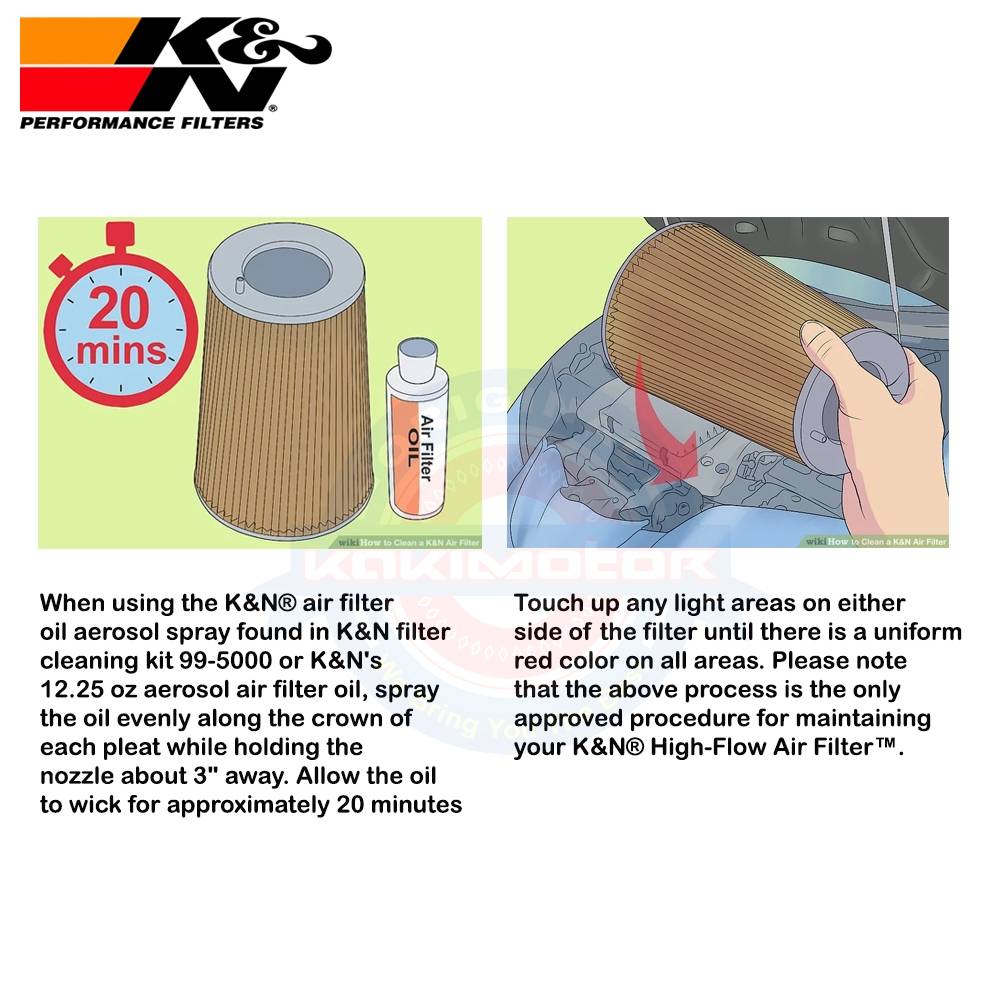 K&N FILTER CARE SERVICE KIT/WASHING KIT (995050)