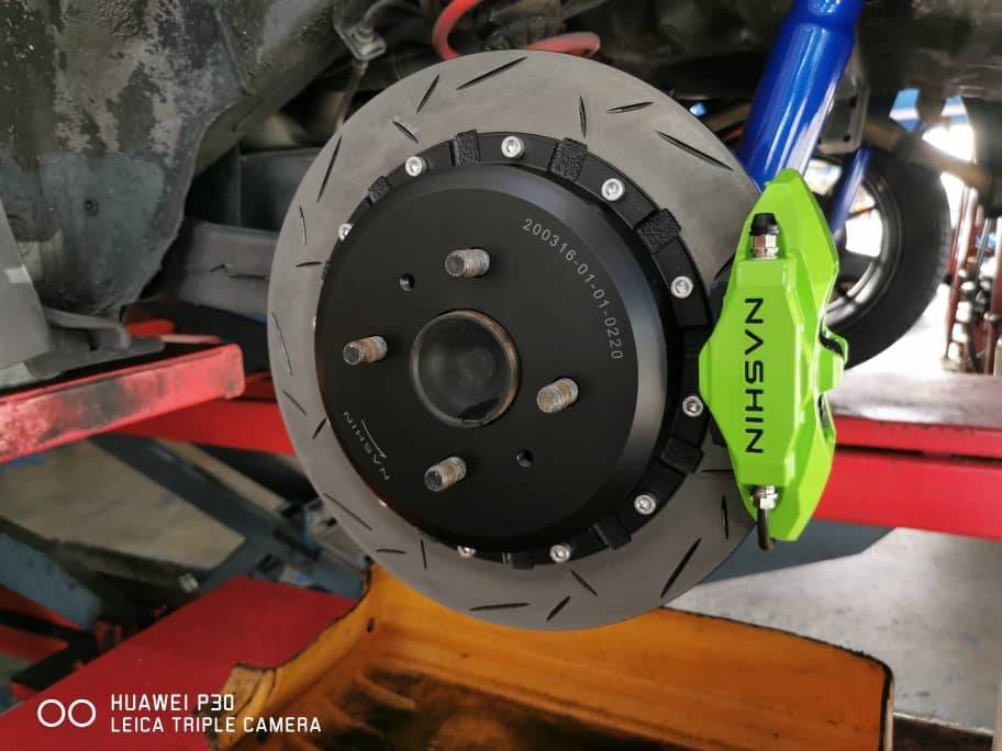 Nashin K2R Series Rear 2pot Disc Brake Conversion Kit (292MM) for Myvi
