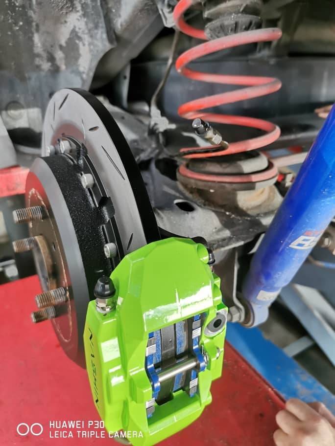 Nashin K2R Series Rear 2pot Disc Brake Conversion Kit (292MM) for Myvi