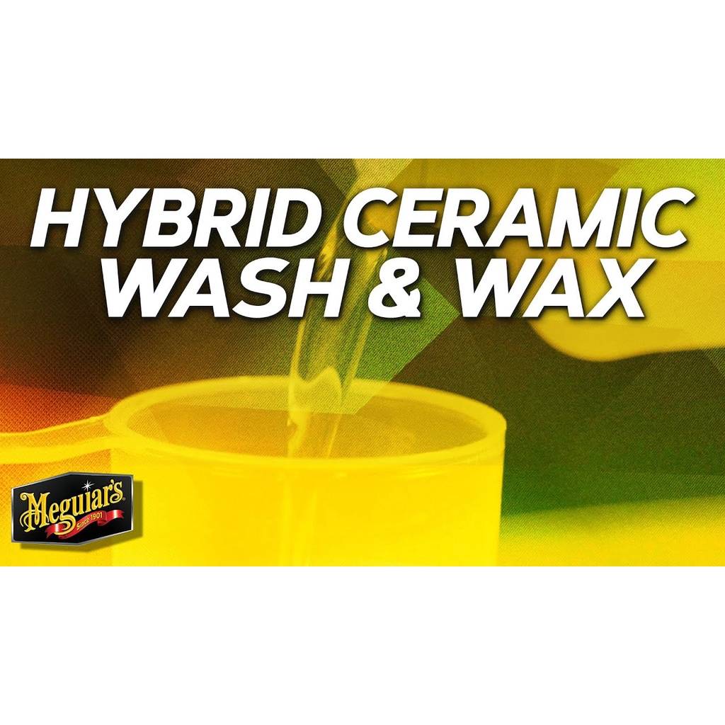 Meguiar's Hybrid Ceramic Wash & Wax 48oz [Luxurious Car Wash with