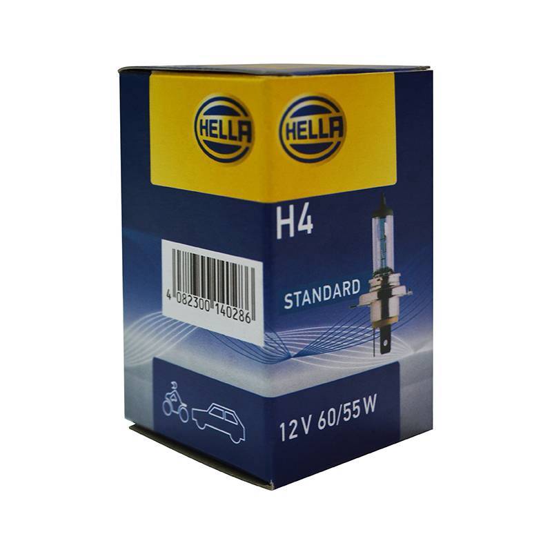 [Free Gift] Hella H4 12v 60/55w 2pcs Bulb -8GJ002525133