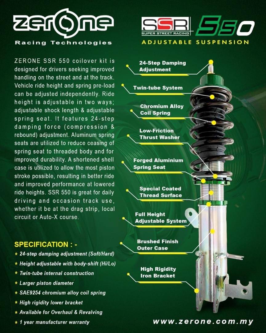 Honda HRV (RU) '15'22 / HRV (RV) '22+ ZerOne SSR550 HiLo Soft Hard