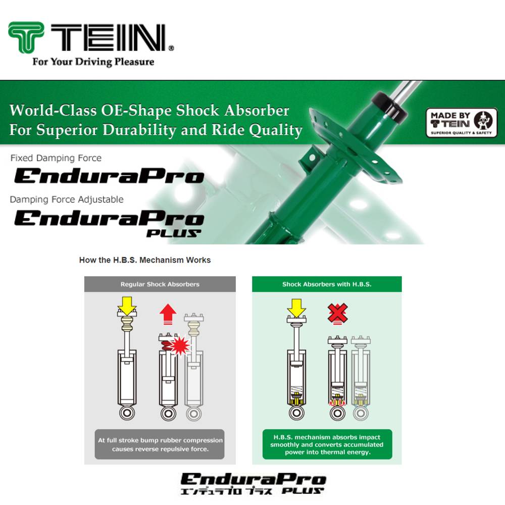 Toyota Vios NCP93 08+ - TEIN EnduraPro Plus OE-Shape Absorber
