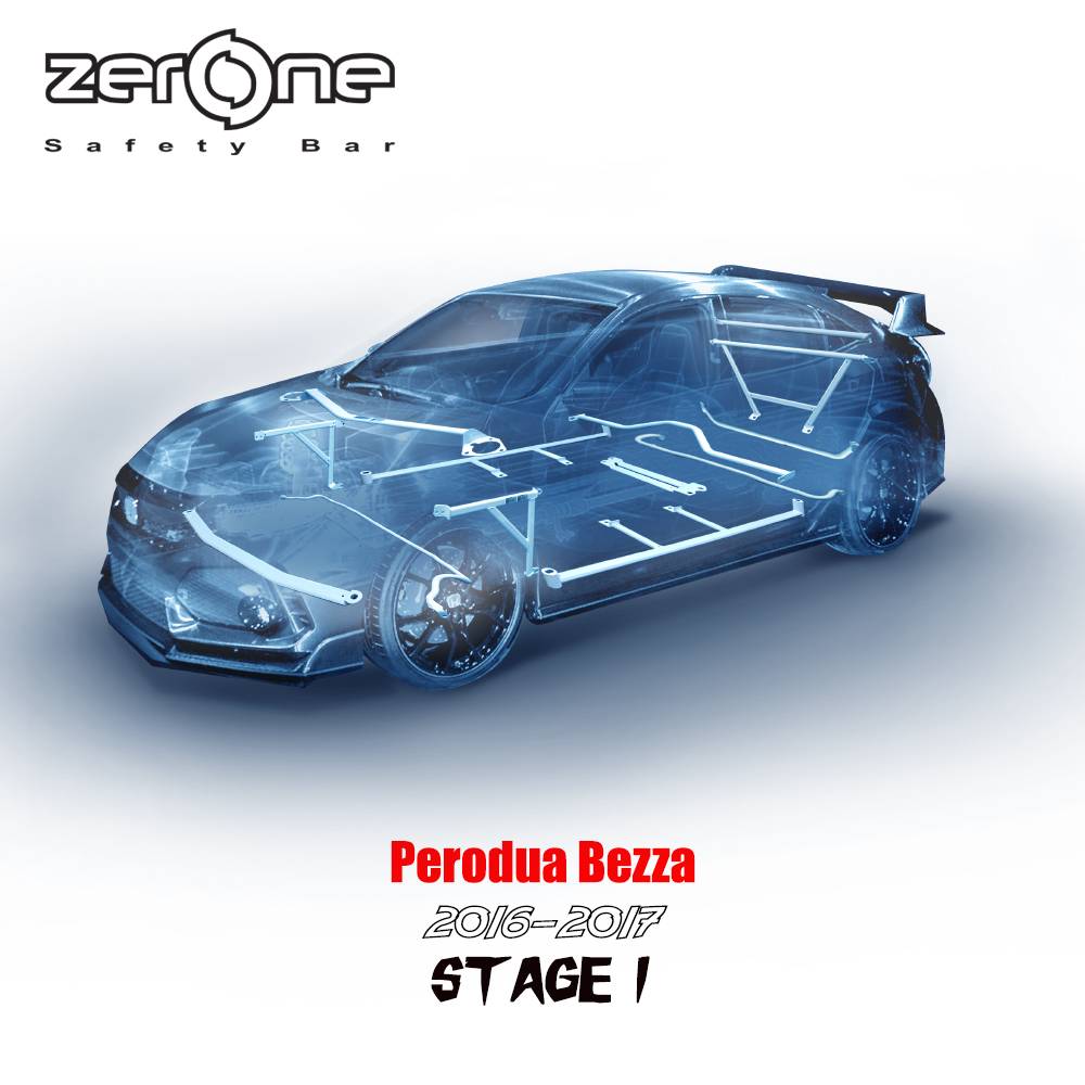 ZerOne Chassis Safety Bar Perodua Bezza 16+