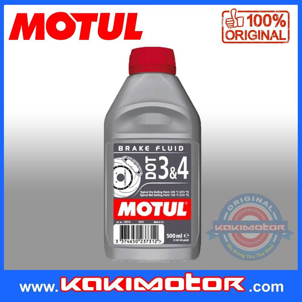 Motul DOT 3 & 4 Brake Fluid (500ml)