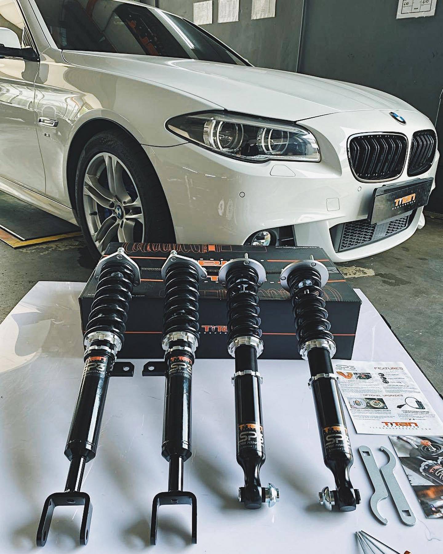 BMW 5 Series F10 1017 TiTAN SP3 Adjustable Coilover