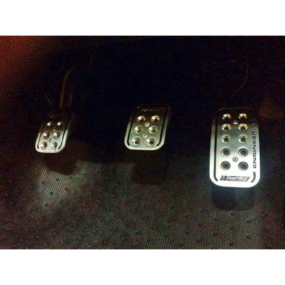 Works Engineering Aluminium Foot Pedal Set Manual