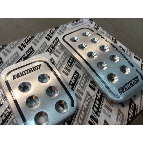 Works Engineering Aluminium Foot Pedal Set Automatic
