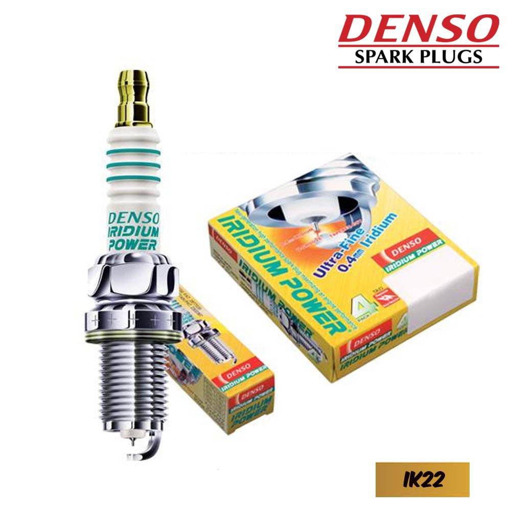 DENSO IRIDIUM POWER SPARK PLUG IK22 (4PCS)