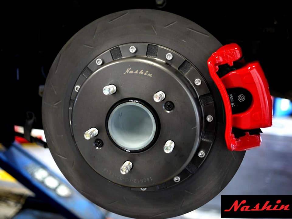 VW Golf MK6 Nashin Rear Oversize Rotor Kit (324mm) Floating Type