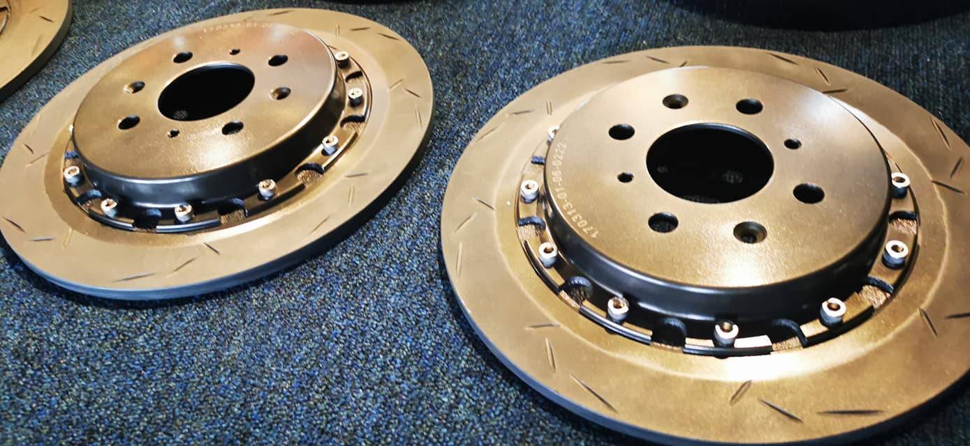 VW Golf MK6 Nashin Rear Oversize Rotor Kit (324mm) Floating Type