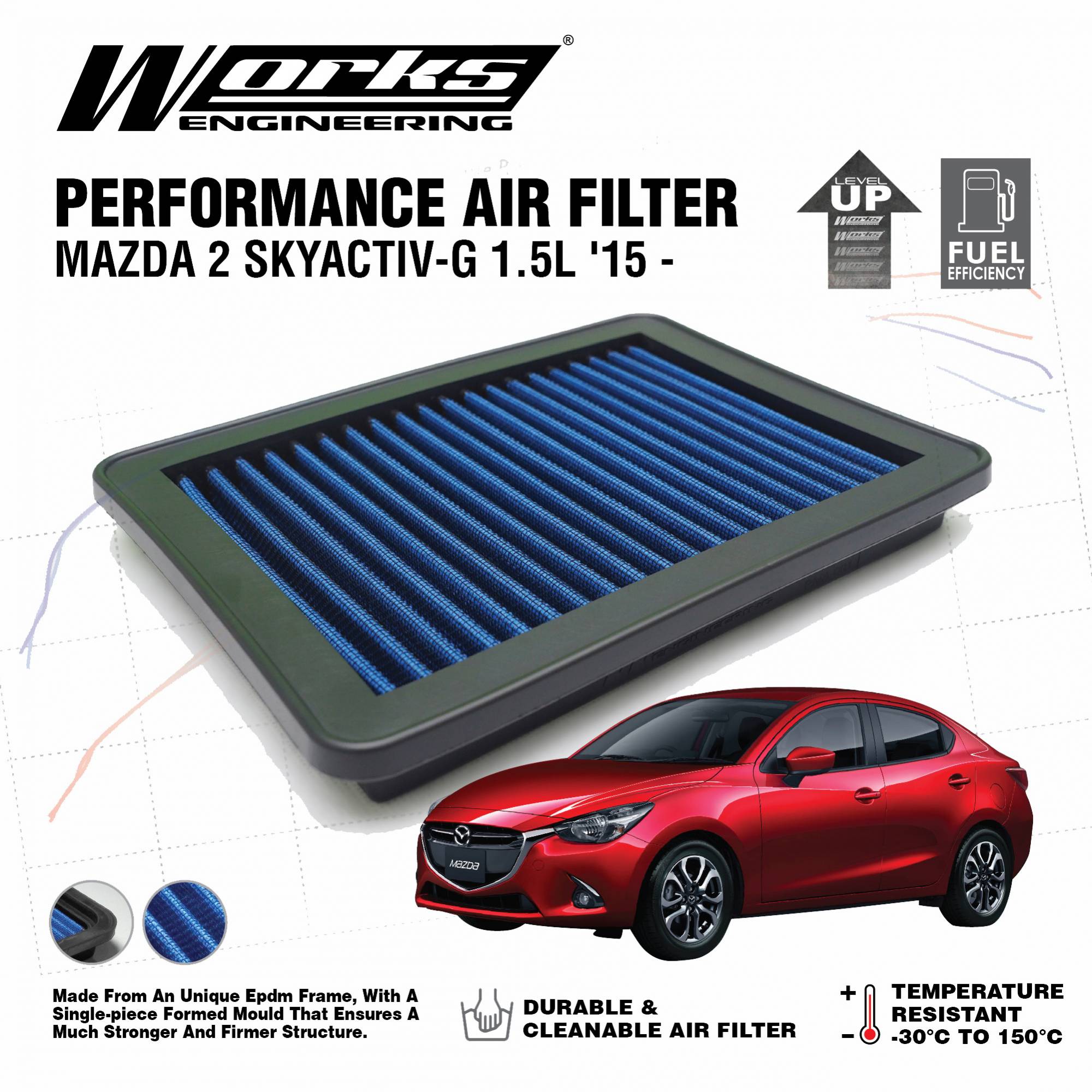 Mazda2 Skyactiv 1.5 '15 Works Engineering Air Filter
