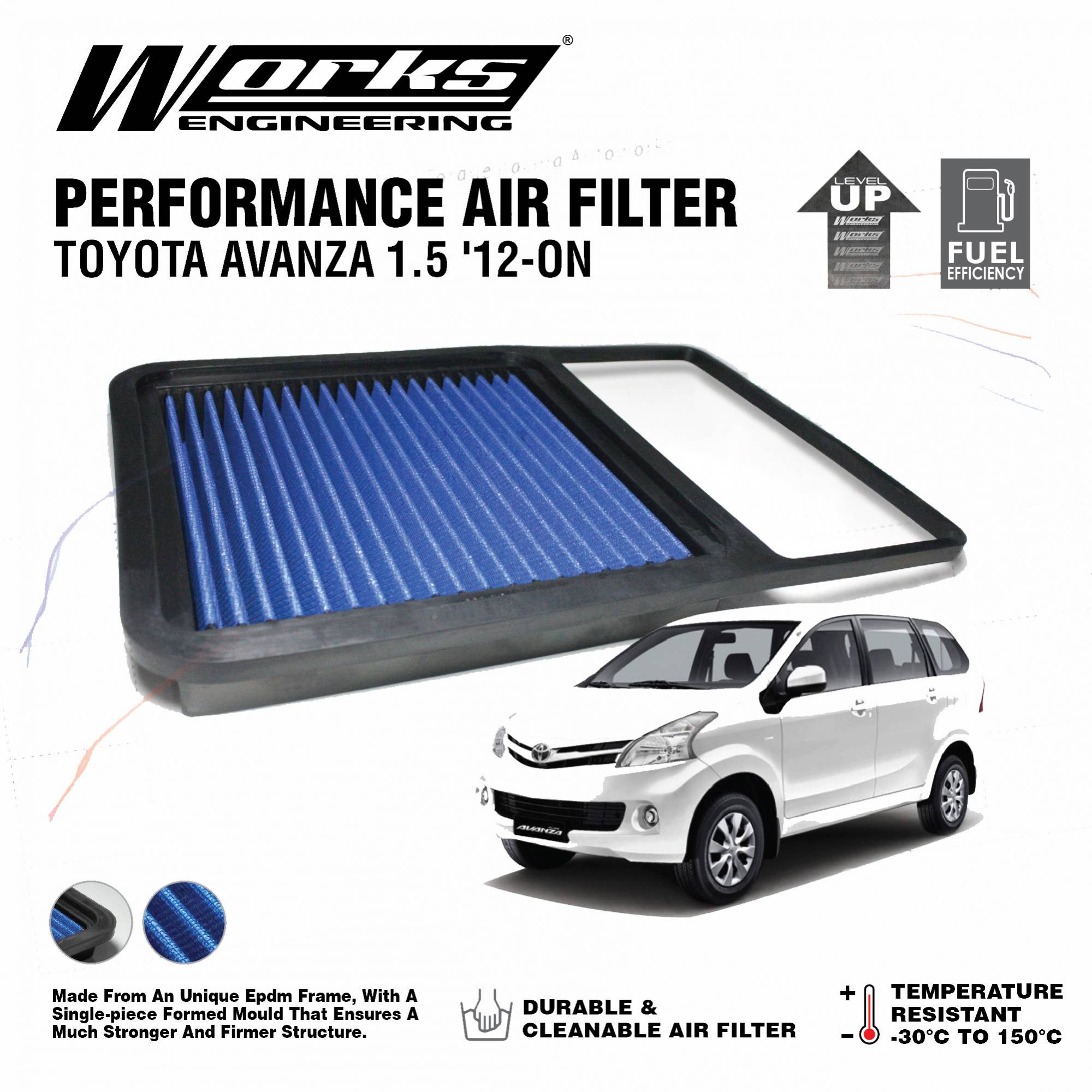 Toyota Avanza '12 / Rush 1.5 '08 Works Engineering Air Filter
