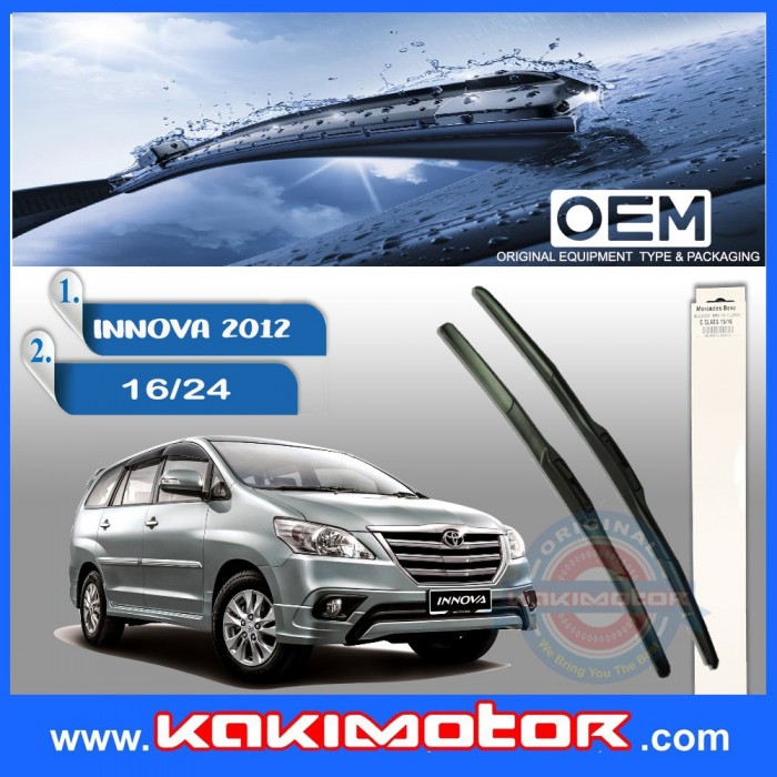 2012 Toyota Innova Hybrid Wiper 16/24