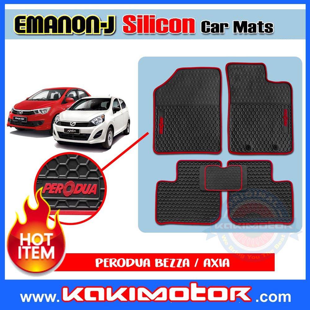 EmanonJ Silicon Floor Mat Perodua Axia / Bezza
