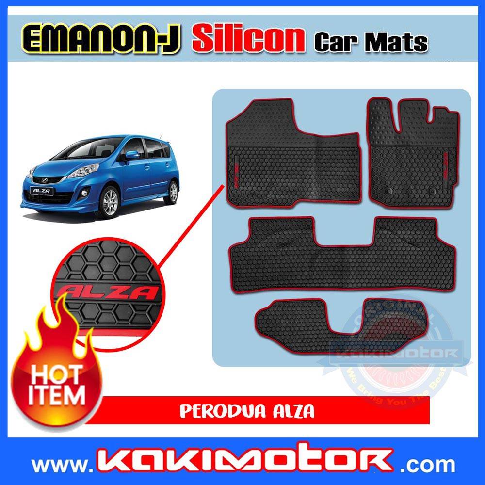 EmanonJ Silicon Floor Mat Perodua Alza