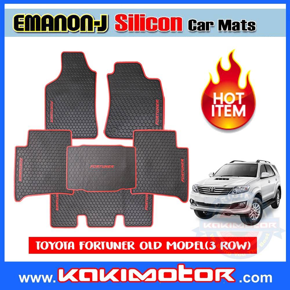 EmanonJ Silicon Floor Mat Toyota Fortuner