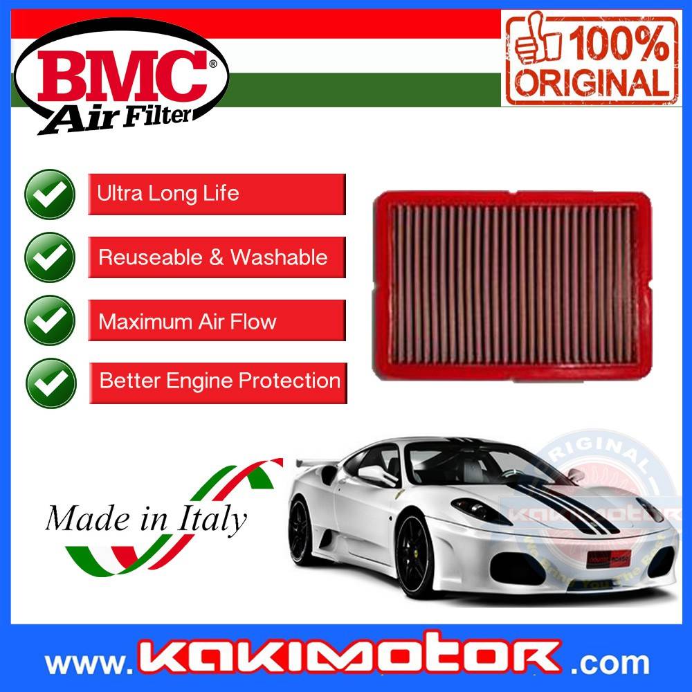 BMC 04-09 Ferrari F430 4.3L V8 Replacement Panel Air Filter (Full Kit) main image 0