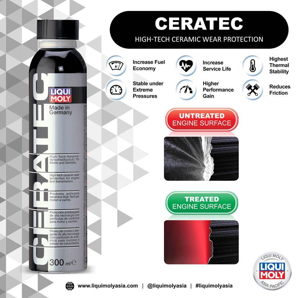 Additivo Ceramica 2x300ml Liqui Moly Cera Tec Additivo Ceramica High-Tech - 2 Flaconi Da 300ml Per Protezione Motore Aditivo óleo - Foto 3