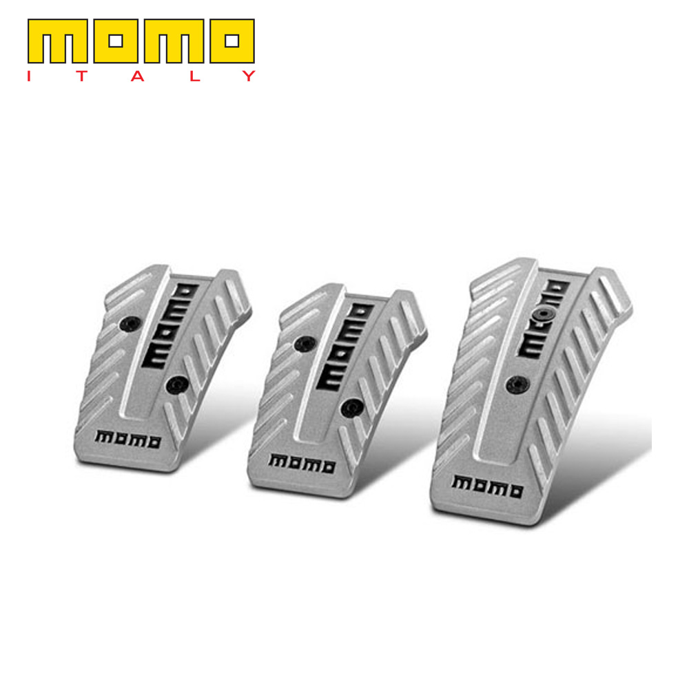 MOMO Style Black Aluminium Non Slip Sport Pedal (MT)