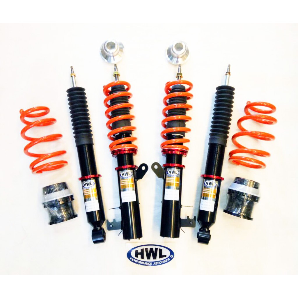 HWL ST1 Adjustable Coilover Suspension Honda Jazz GE / City GM2 0812